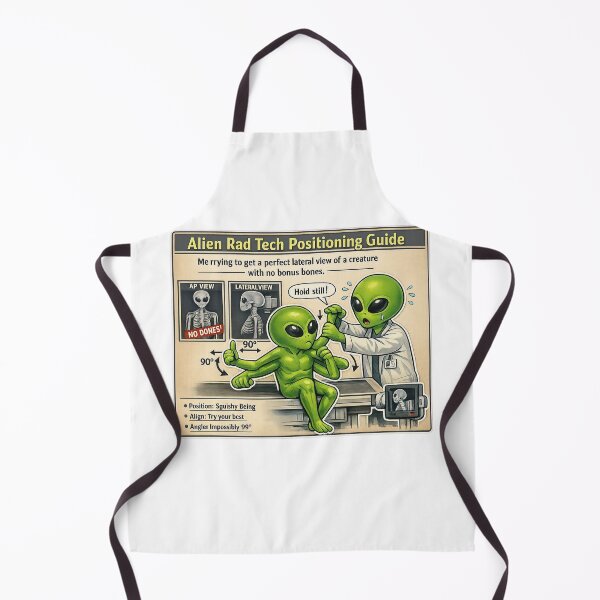Item preview, Funny Alien Rad Tech Radiology Lateral X-Ray designed and sold by Timeless Junction.