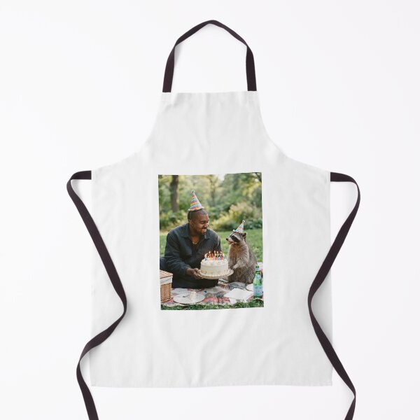 Item preview, Kanye west raccoon picnic llamas animal pet nature meme memes funny parody christmas birthday designed and sold by CheeseBlueprint.