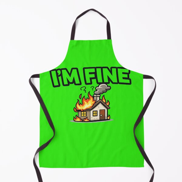 Item preview, I'm Fine | Funny Sarcastic Meme Design designed and sold by VasiArtLab.
