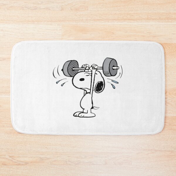 Item preview, Snoopy Lifting Weights designed and sold by PlasticandyShop.