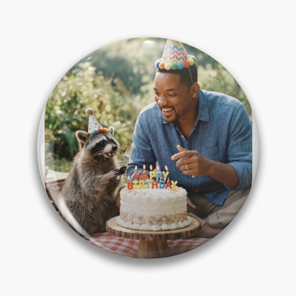 Item preview, Will smith raccoon picnic llamas animal pet nature meme memes funny parody christmas birthday  designed and sold by CheeseBlueprint.