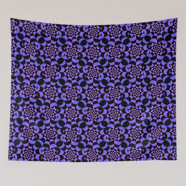 Item preview, Enchanted Web -  Amethyst Spell Spider Web Halloween Pattern  designed and sold by BlackthornDsign.