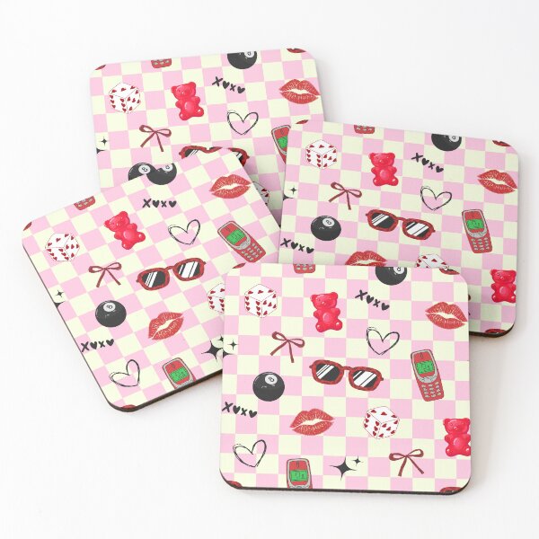 Item preview, Pink Y2K Retro Girly Pattern designed and sold by jianina-alondra.