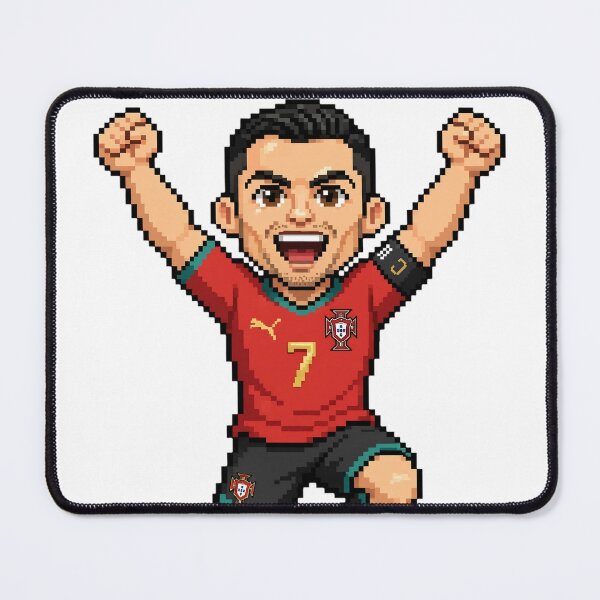 Item preview, Legendary Soccer Player Pixel Art designed and sold by teamzeta.