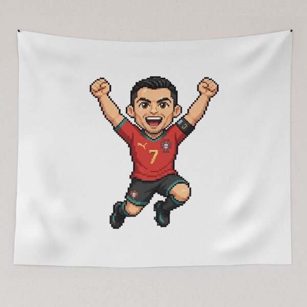 Item preview, Legendary Soccer Player Pixel Art designed and sold by teamzeta.