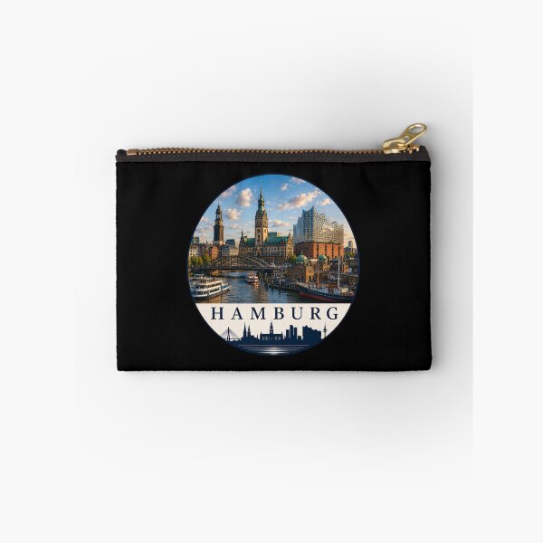 Item preview, Hamburg Germany Harbor Skyline Souvenir designed and sold by Beyond Destinations.