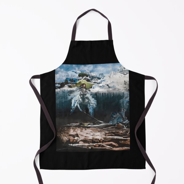 Item preview, The Empyrean John Frusciante Surreal Landscape Collage designed and sold by DorcasAbshire.