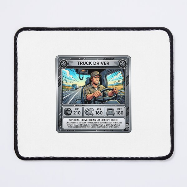 Item preview, Truck Driver Hero Trading Card designed and sold by DeerHouse.