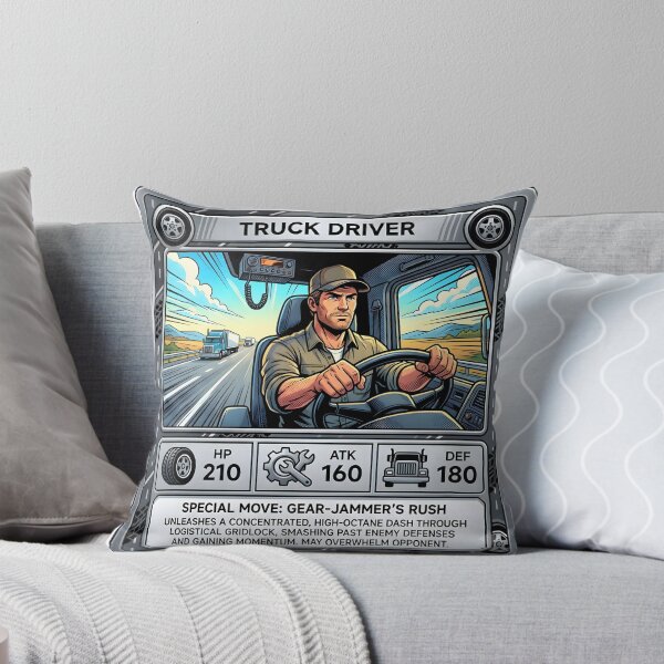 Item preview, Truck Driver Hero Trading Card designed and sold by DeerHouse.