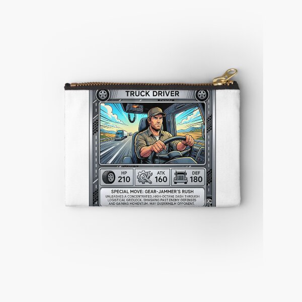 Item preview, Truck Driver Hero Trading Card designed and sold by DeerHouse.