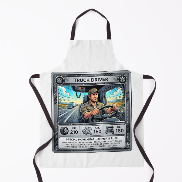 Item preview, Truck Driver Hero Trading Card designed and sold by DeerHouse.
