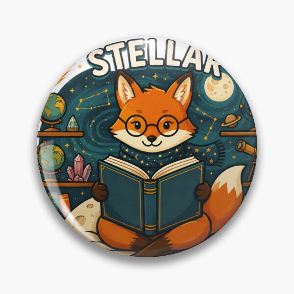 Item preview, Read Beyond the Stars – Cozy Fox Reading Space Book designed and sold by LibicoStore.