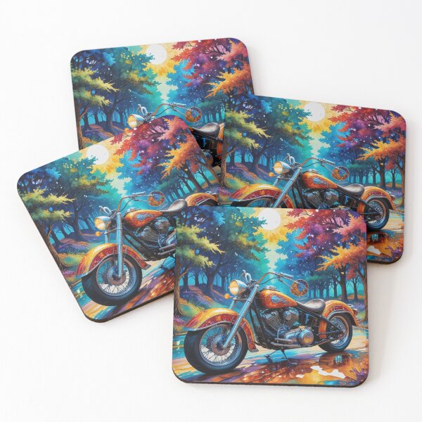 Item preview, Painterly Fantasy Motorcycle Glow designed and sold by FotoworldEdel.
