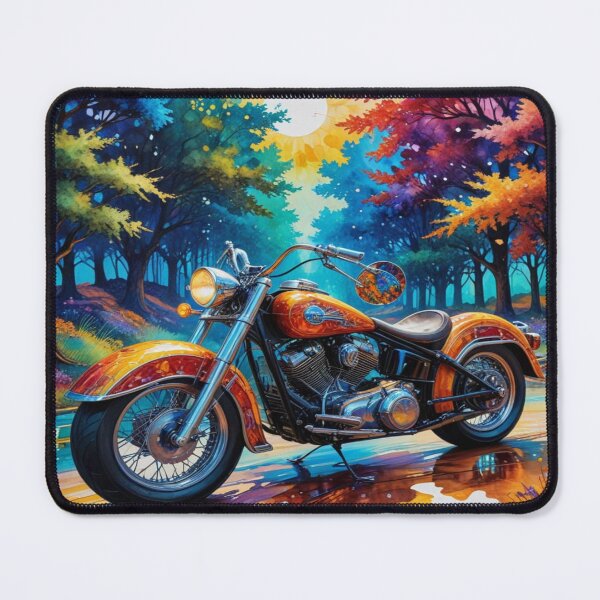 Item preview, Painterly Fantasy Motorcycle Glow designed and sold by FotoworldEdel.
