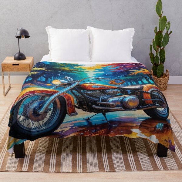 Item preview, Painterly Fantasy Motorcycle Glow designed and sold by FotoworldEdel.