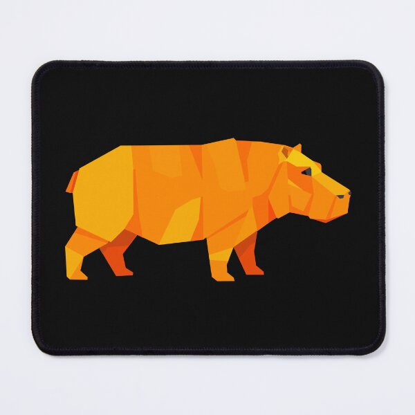 Item preview, Geometric Low Poly Hippopotamus designed and sold by chaaval.