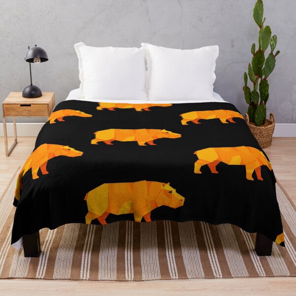 Item preview, Geometric Low Poly Hippopotamus designed and sold by chaaval.