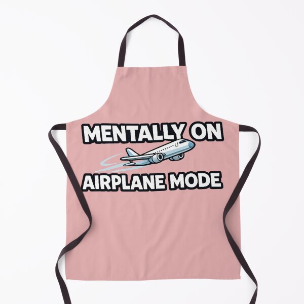 Item preview, Mentally on Airplane Mode designed and sold by VasiArtLab.