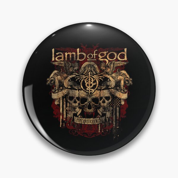 Item preview, Lamb Of God Pure American Metal Skulls Artwork designed and sold by DorcasAbshire.