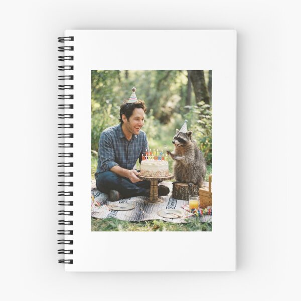 Item preview, Paul rudd raccoon picnic llamas animal pet nature meme memes funny parody christmas birthday  designed and sold by CheeseBlueprint.
