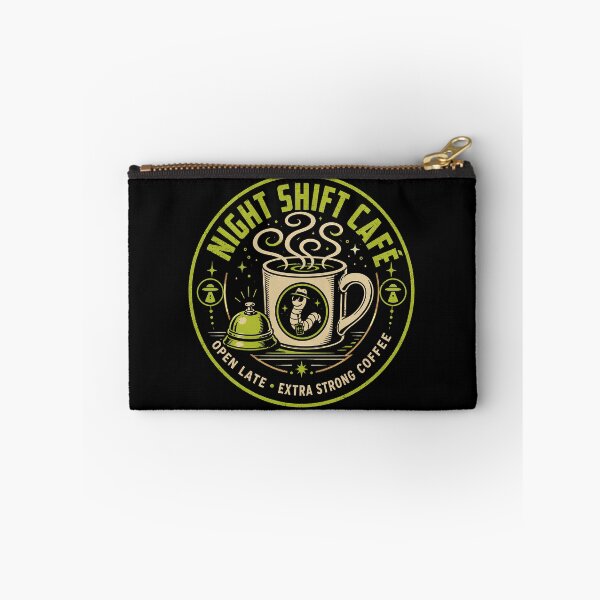 Item preview, Night Shift Worm Café Neon Coaster designed and sold by agearb.