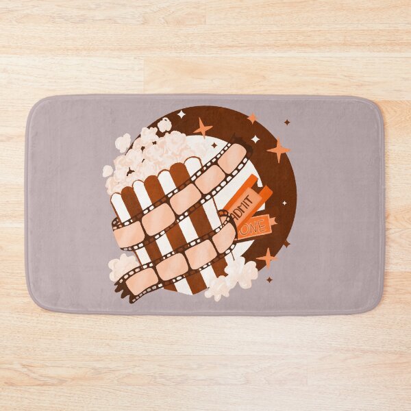 Item preview, Movie night retro bubble badge - sepia tones designed and sold by Home Cyn Home.