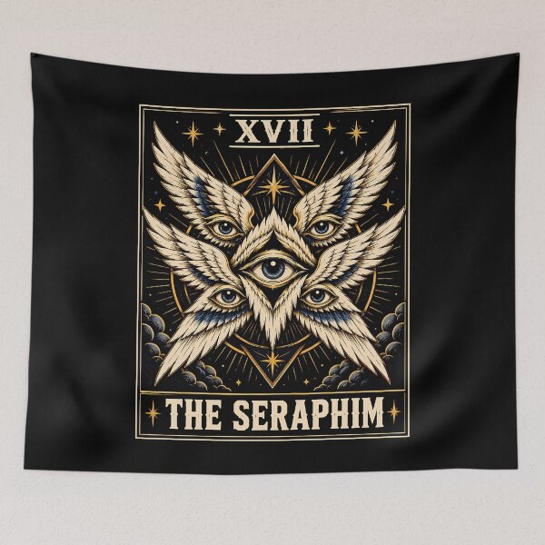 Item preview, Majestic Seraphim with Wings and Eyes Design Halloween designed and sold by rafaeltto.