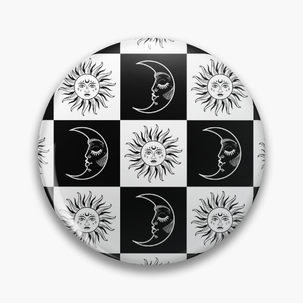 Item preview, Sun Moon Celestial Checkered Pattern designed and sold by jianina-alondra.