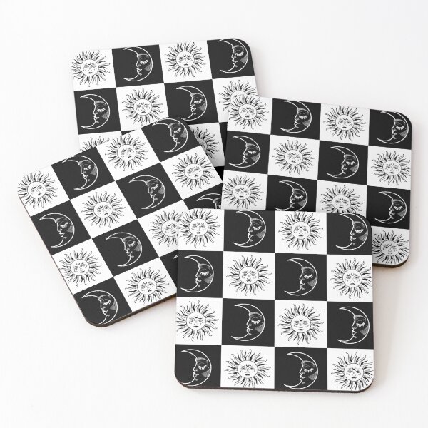 Item preview, Sun Moon Celestial Checkered Pattern designed and sold by jianina-alondra.