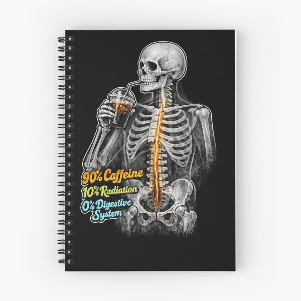 Item preview, Retro Iced Coffee Rad Tech Skeleton X-Ray designed and sold by Timeless Junction.