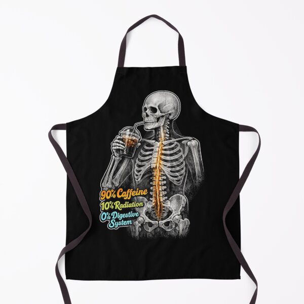 Item preview, Retro Iced Coffee Rad Tech Skeleton X-Ray designed and sold by Timeless Junction.