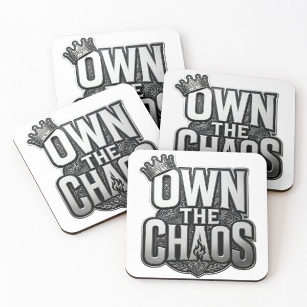 Item preview, Own the Chaos Metallic Crown designed and sold by INKRebelGraphic.