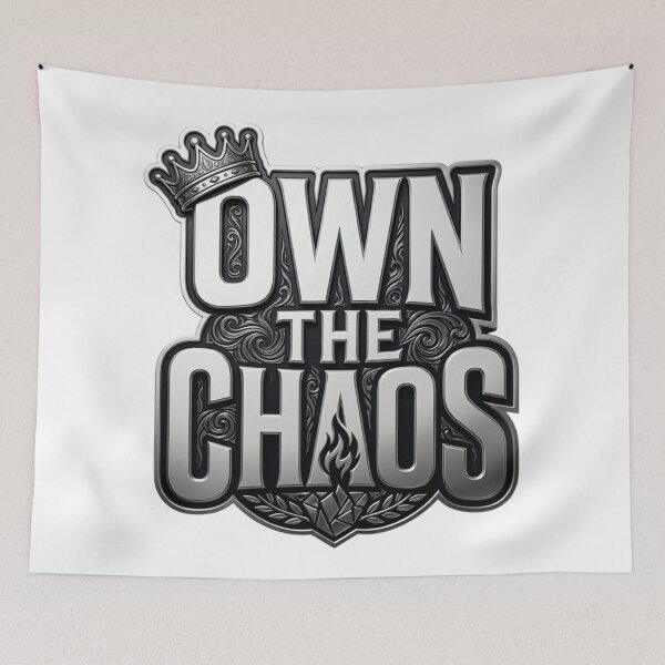 Item preview, Own the Chaos Metallic Crown designed and sold by INKRebelGraphic.