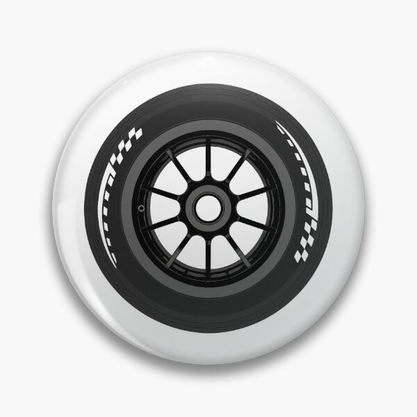Item preview, White Hard F1 Tyre designed and sold by PitWallArt.