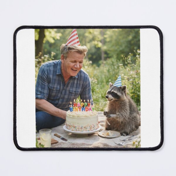 Item preview, Gordon ramsay raccoon picnic raccoons animal pet nature meme memes funny parody christmas birthday designed and sold by CheeseBlueprint.