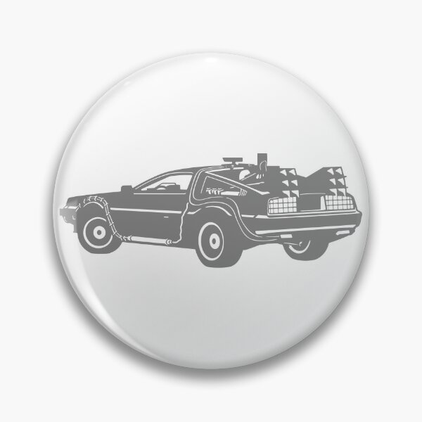 Item preview, Vintage Car Classic Delorean Art Gray designed and sold by PrintCarClub.