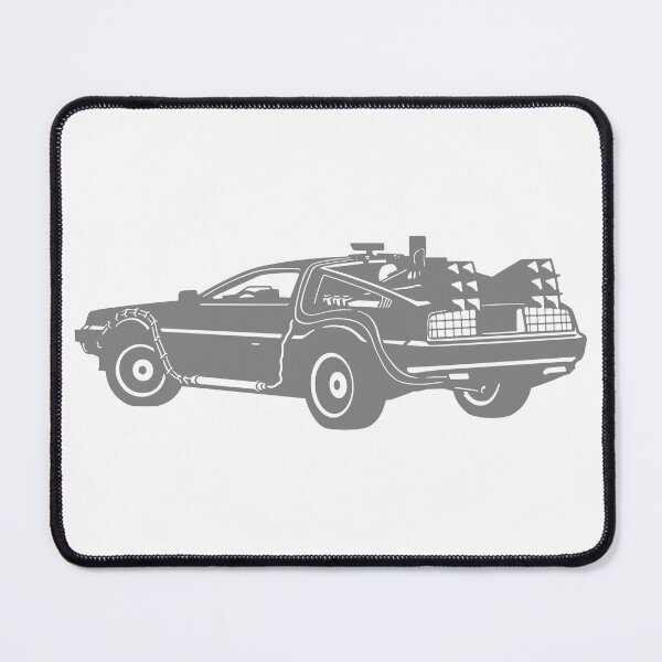 Item preview, Vintage Car Classic Delorean Art Gray designed and sold by PrintCarClub.