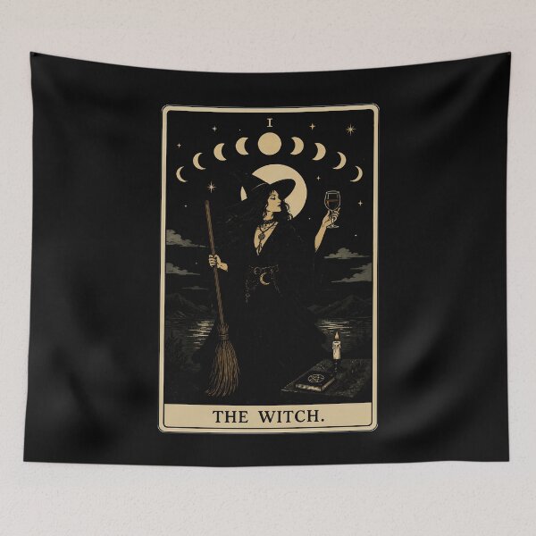 Item preview, Enchanting witch with moon phases and potion halloween designed and sold by rafaeltto.