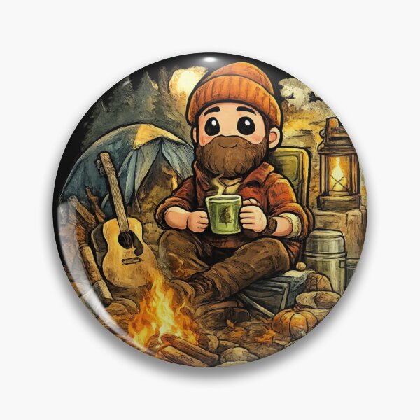 Item preview, Camping Dad – Cozy Campfire Adventure designed and sold by CreationbyVona.