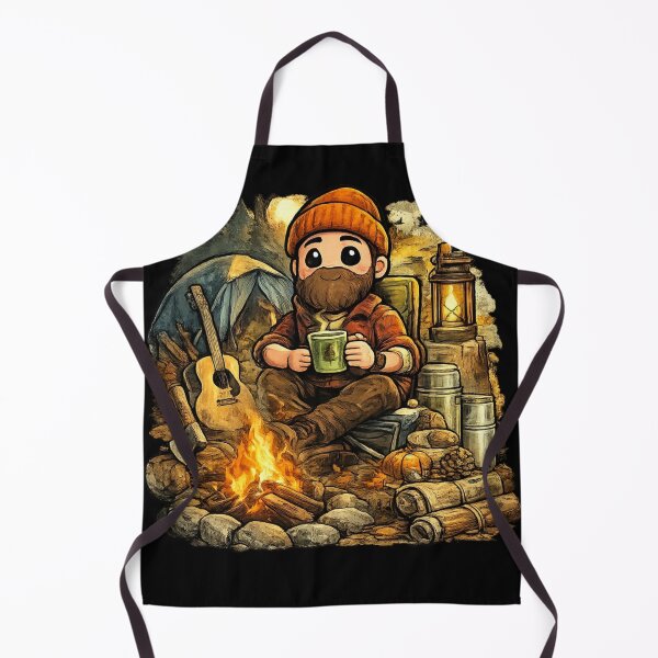 Item preview, Camping Dad – Cozy Campfire Adventure designed and sold by CreationbyVona.