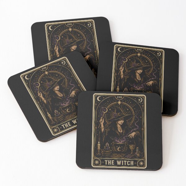 Item preview, Mystical witch with cauldron and cosmic elements halloween designed and sold by rafaeltto.