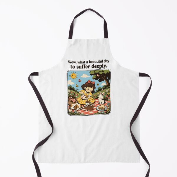 Item preview, Wow What a Beautiful Day to Suffer Deeply Funny Existential Quote Design designed and sold by Coldink.