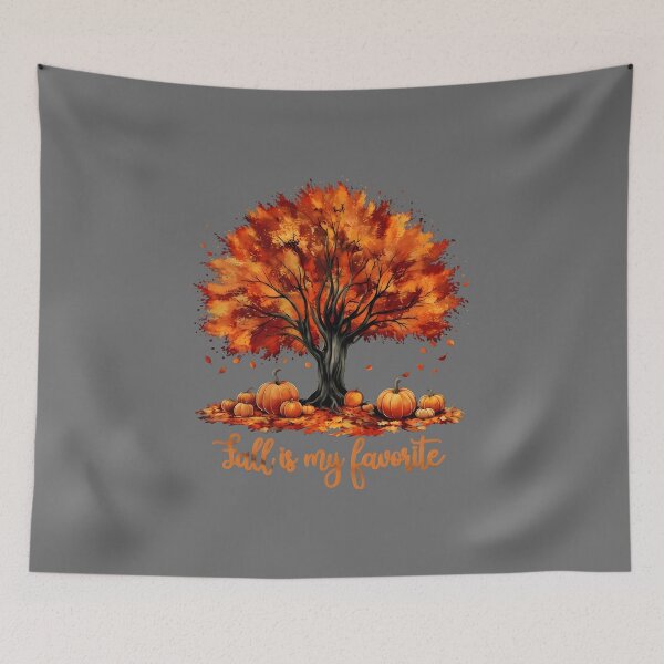 Item preview, Fall Is My Favorite Shirt, Vintage Autumn Tree Graphic Tee, Cozy Pumpkin Fall Leaves Design, Thanksgiving Gift for Women, Cute Seasonal Apparel designed and sold by Xtusdior.