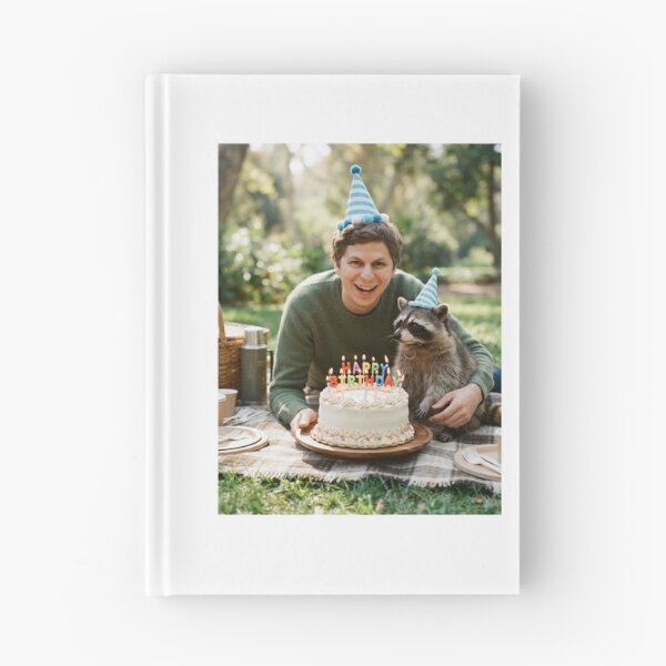 Item preview, Michael cera raccoon picnic raccoons animal pet nature meme memes funny parody christmas birthday  designed and sold by CheeseBlueprint.
