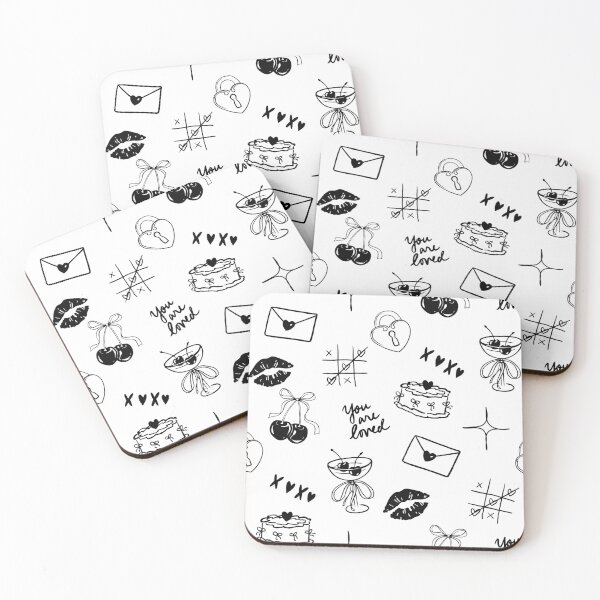 Item preview, Cute Love Doodle Pattern Y2K designed and sold by jianina-alondra.