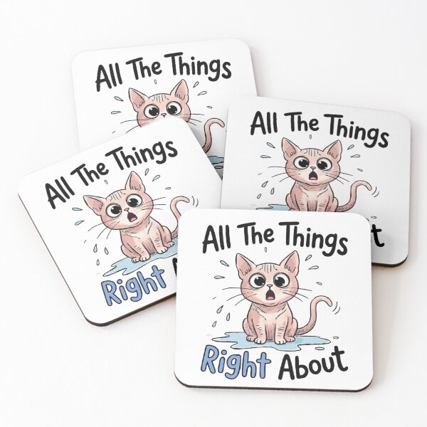 Item preview, All The Things I Was Right About Shocked Pink Cat Puddle classic t-shirt designed and sold by pawsome purrfect.