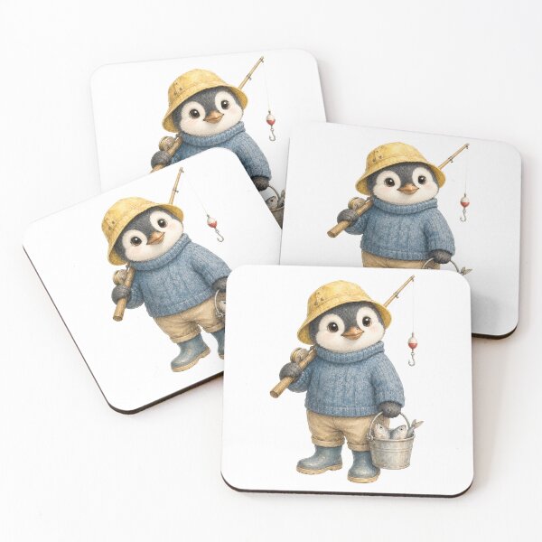 Item preview, Cute Penguin Fisherman designed and sold by photoparadise22.