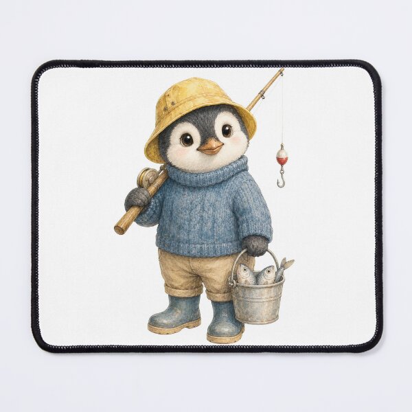 Item preview, Cute Penguin Fisherman designed and sold by photoparadise22.