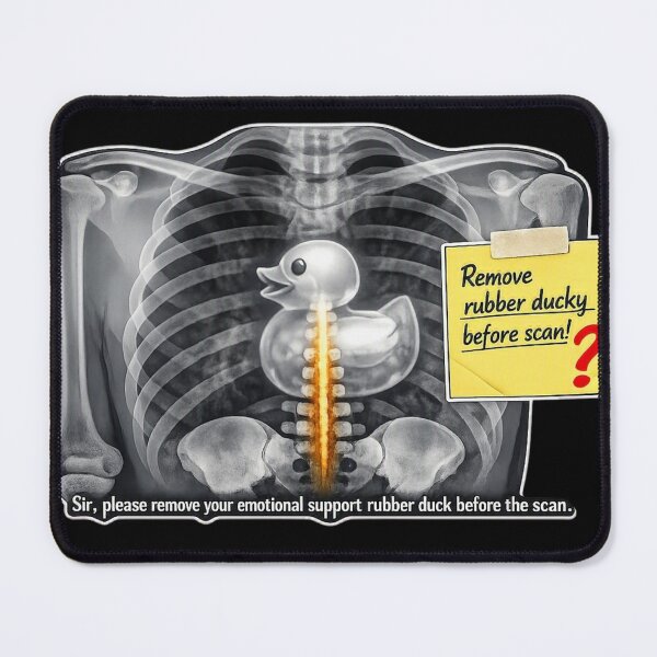 Item preview, Funny Rubber Duck Rad Tech Radiology X-Ray designed and sold by Timeless Junction.