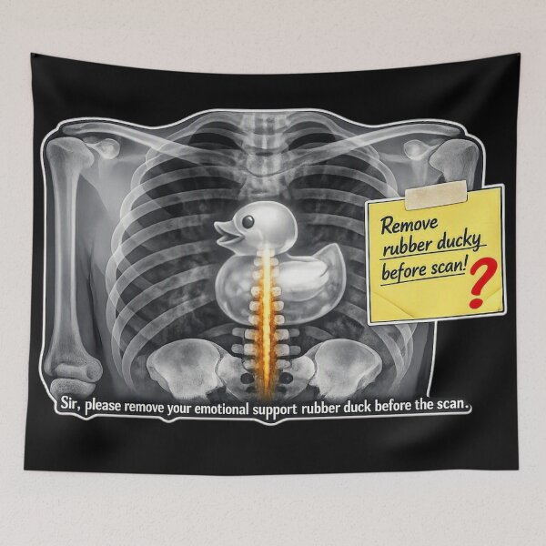 Item preview, Funny Rubber Duck Rad Tech Radiology X-Ray designed and sold by Timeless Junction.